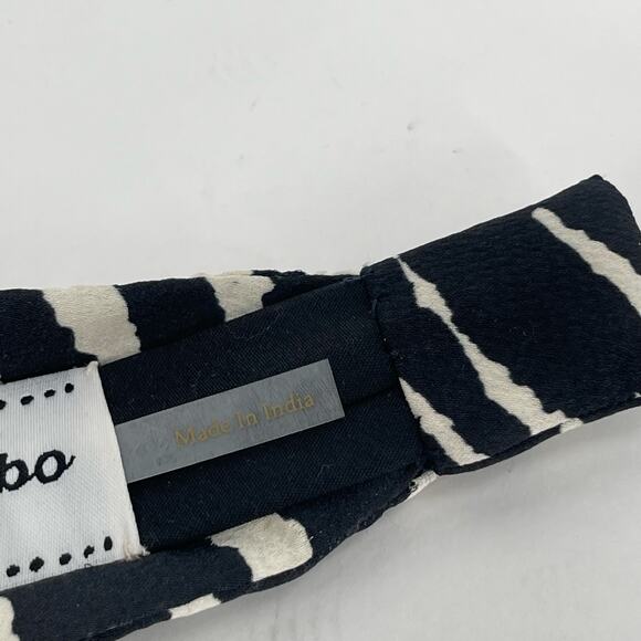 AUTUMN ADEIGBO Headband NEW Zebra Animal Print Black Hair Accessory Rare NWOT - Picture 8 of 11